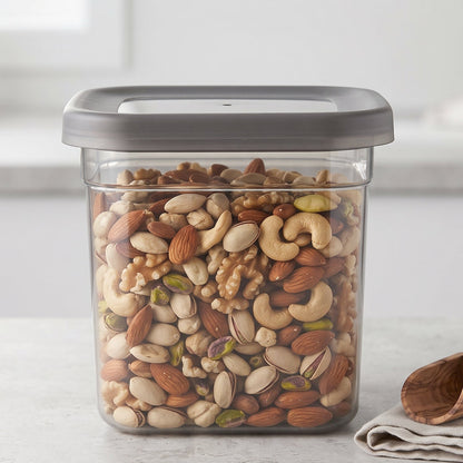  Plastic Food Storage Container Set 700ml Airtight Pantry Jars (8 Pc Set) - Detail 4