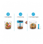  Master Chopper XL 900ml – 5 Stainless Steel Blades | ALVENZA - Detail 4