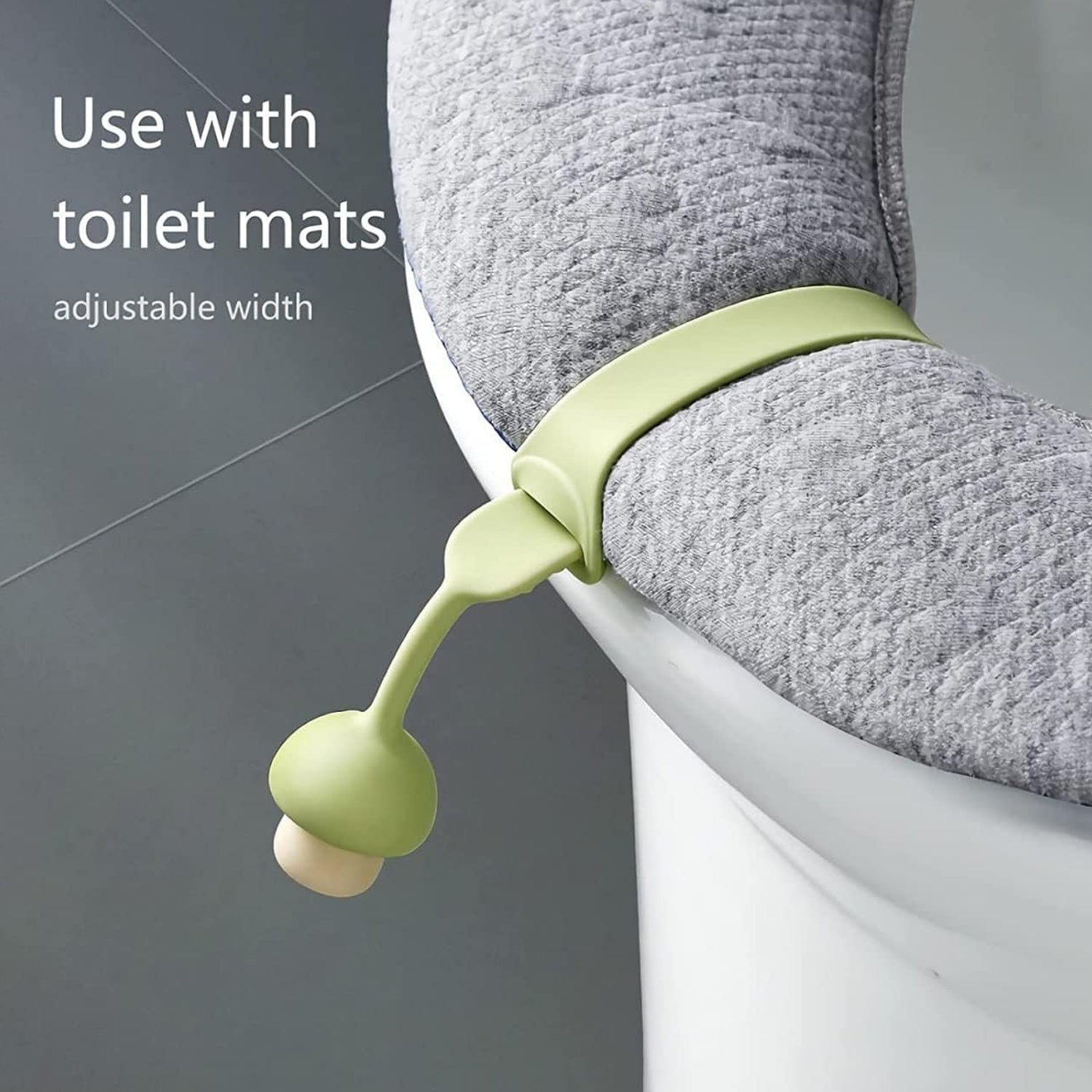  Toilet Seat Lifter – Hygienic Silicone Grip for Bathroom | ALVENZA - Detail 4