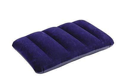  Inflatable Travel Pillow – Velvet Air Comfort (Blue) | ALVENZA - Detail 4