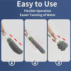  360° Spin Mop – Adjustable Handle & Microfiber Head for Effortless Cleaning - Detail 4