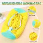  Shoe Washing Machine Bag – Microfiber Chenille Lining with Zipper - Detail 4