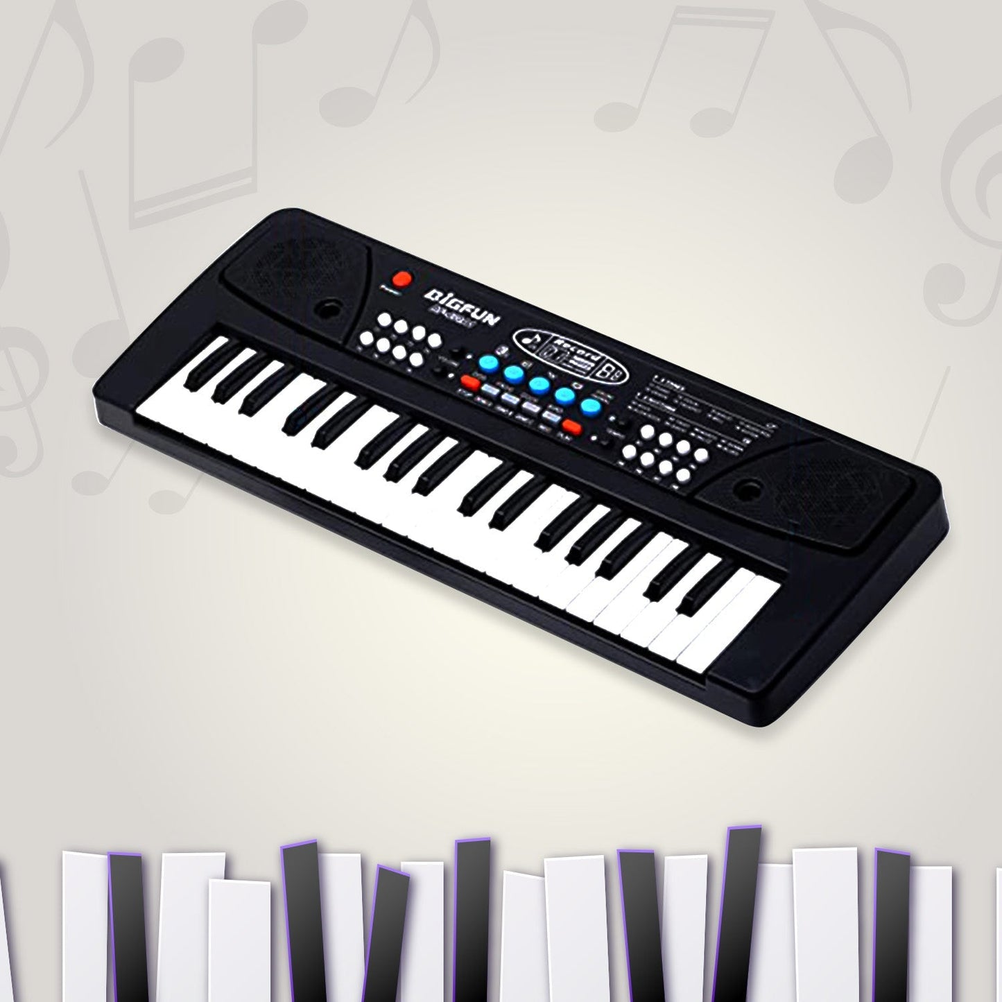  Kids Piano Keyboard – 37-Key, Mic & Record | ALVENZA - Detail 4
