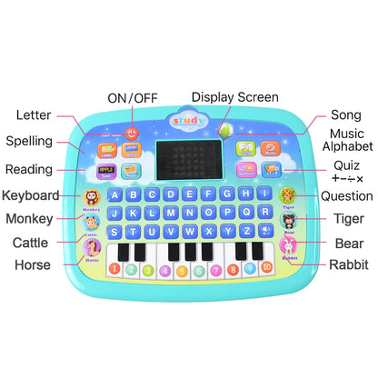  Educational Piano Laptop Toy – Interactive Learning with LED Music - Detail 4
