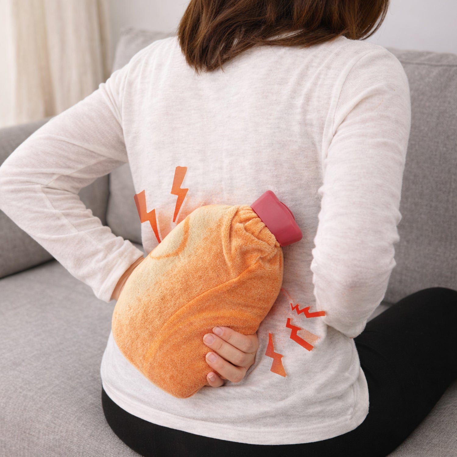  Hot Water Bag – Reusable Pain Relief with Soft Fabric Cover - Detail 4