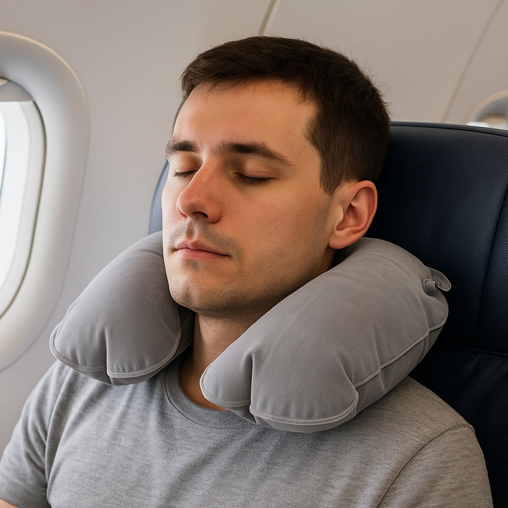  Inflatable U-Shape Travel Pillow – Portable Neck Support - Detail 4