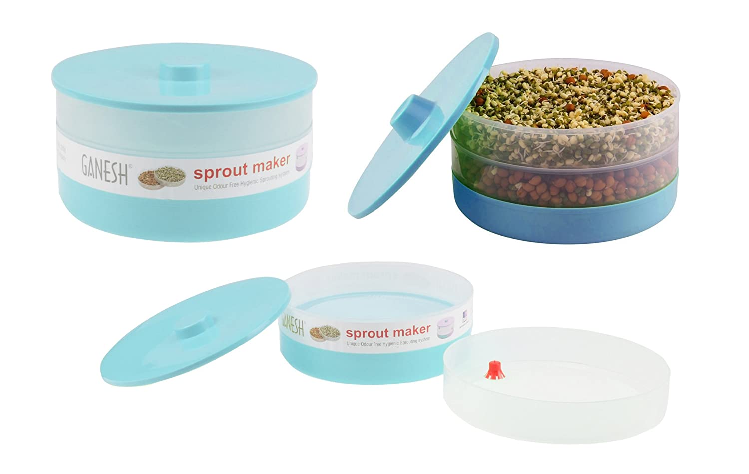  Sprout Maker – 1800 ml Healthy Bean Sprouting Bowl | ALVENZA - Detail 4