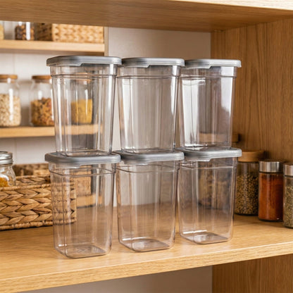  Kitchen Storage Containers – Airtight 6 Pc Set, 1200 ML Each - Detail 4