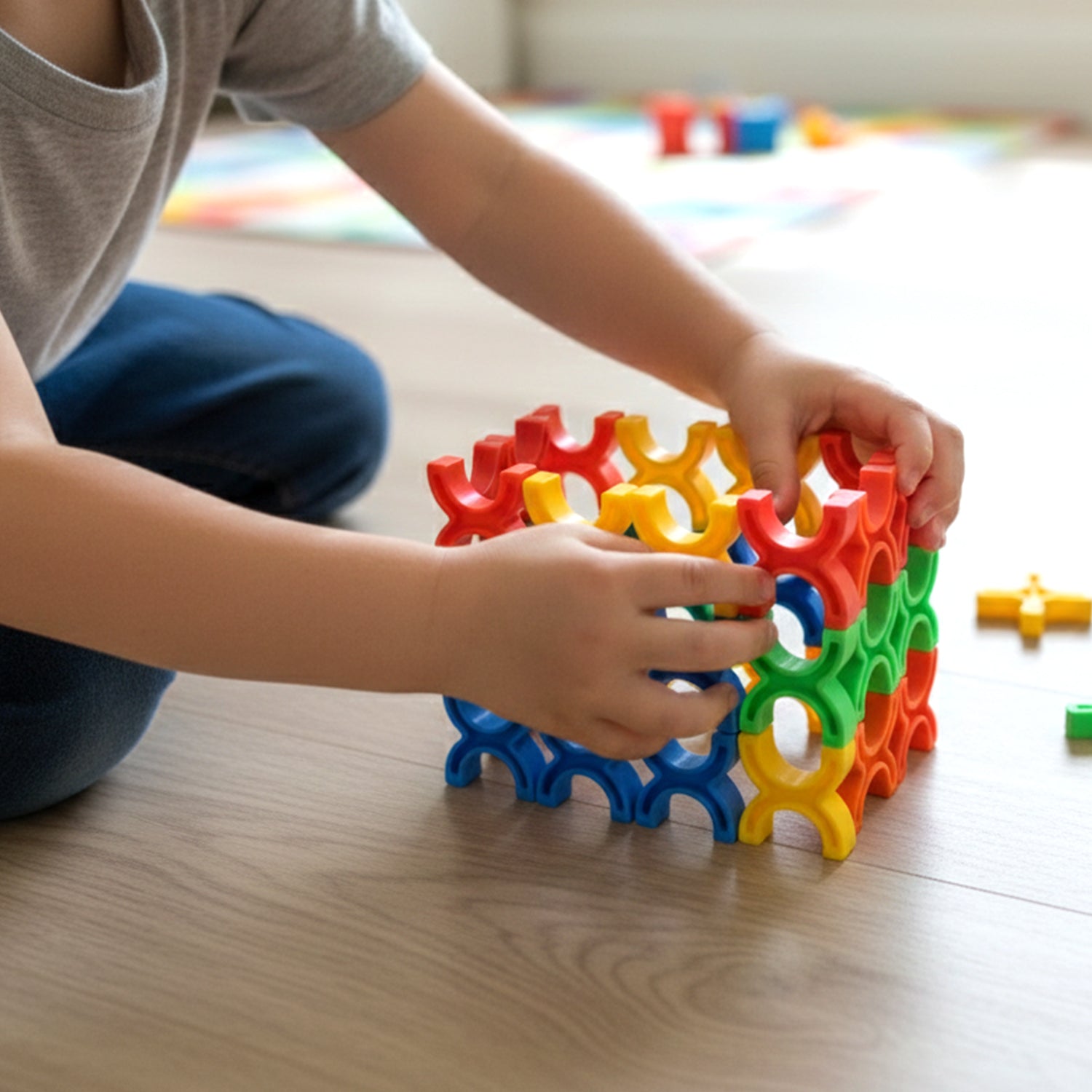  Balanced Blocks Stacking Toy – Boosts Creativity & Motor Skills - Detail 4