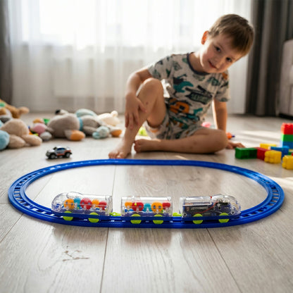  Gear Train Sound & Light – Engaging Kids Electric Train Set - Detail 4