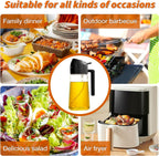 ALVENZA Healthy Cooking Oil Mister - Perfect for air fryer, salad and BBQ