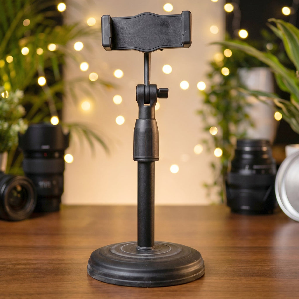 ALVENZA Adjustable Phone Stand – 360° Rotating & Height Adjustable
