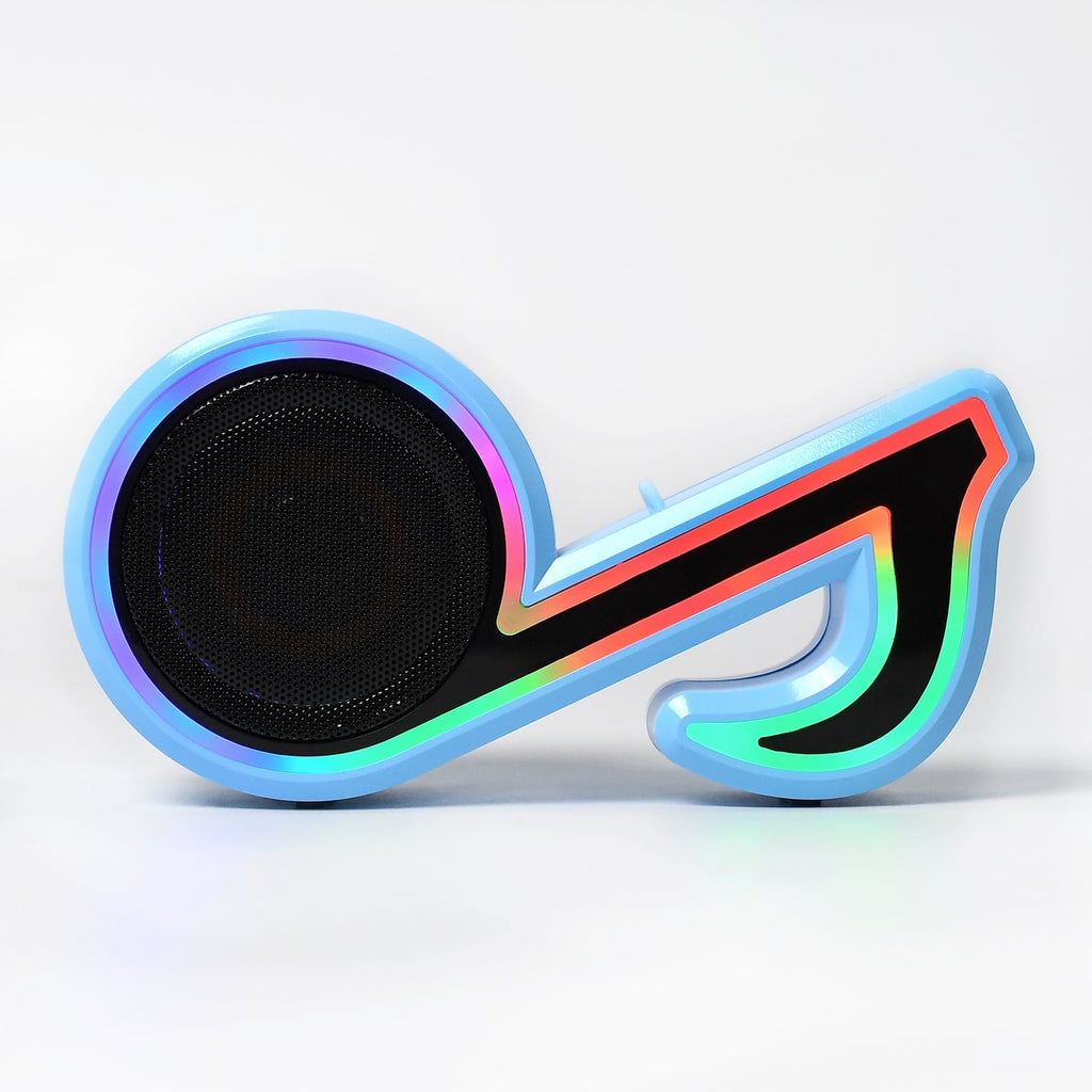 ALVENZA Music Note Bluetooth Speaker – Portable LED Sound for Creatives | Audila