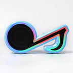 ALVENZA Music Note Bluetooth Speaker – Portable LED Sound for Creatives | Audila