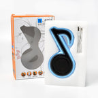 ALVENZA Music Note Bluetooth Speaker – Portable LED Sound for Creatives | Audila