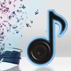 ALVENZA Music Note Bluetooth Speaker – Portable LED Sound for Creatives | Audila