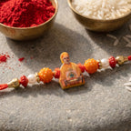 ALVENZA Pramukh Swami Maharaj Devotional Rakhi – Traditional Brother Gift