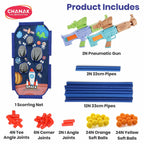 ALVENZA Space Explorer Pneumatic Gun Set – Safe & Skill-Building Play