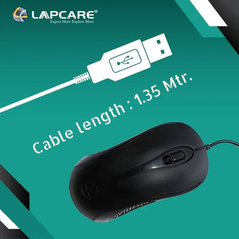 ALVENZA Lapcare L60 Wired Mouse – Reliable USB Connectivity