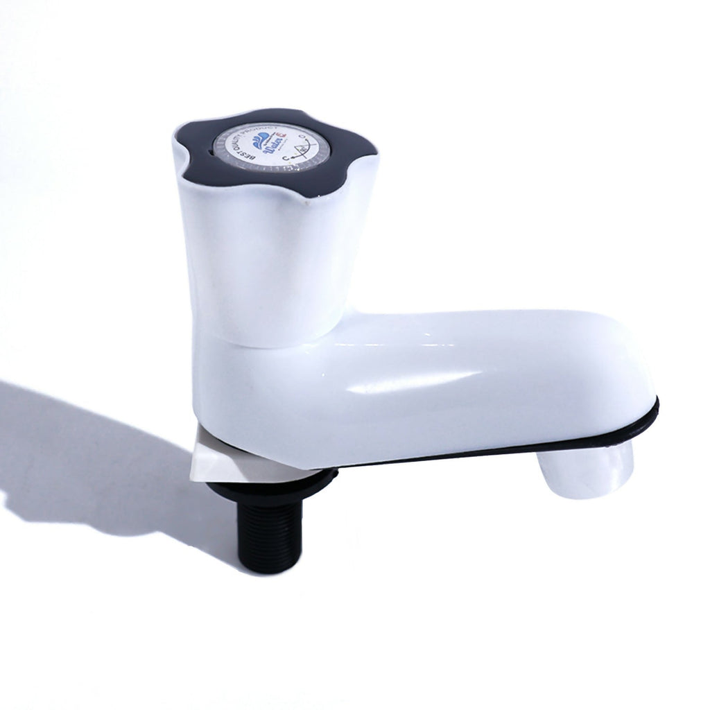 ALVENZA Plastic Water Tap - Durable Short Body with Leak-Proof Flow