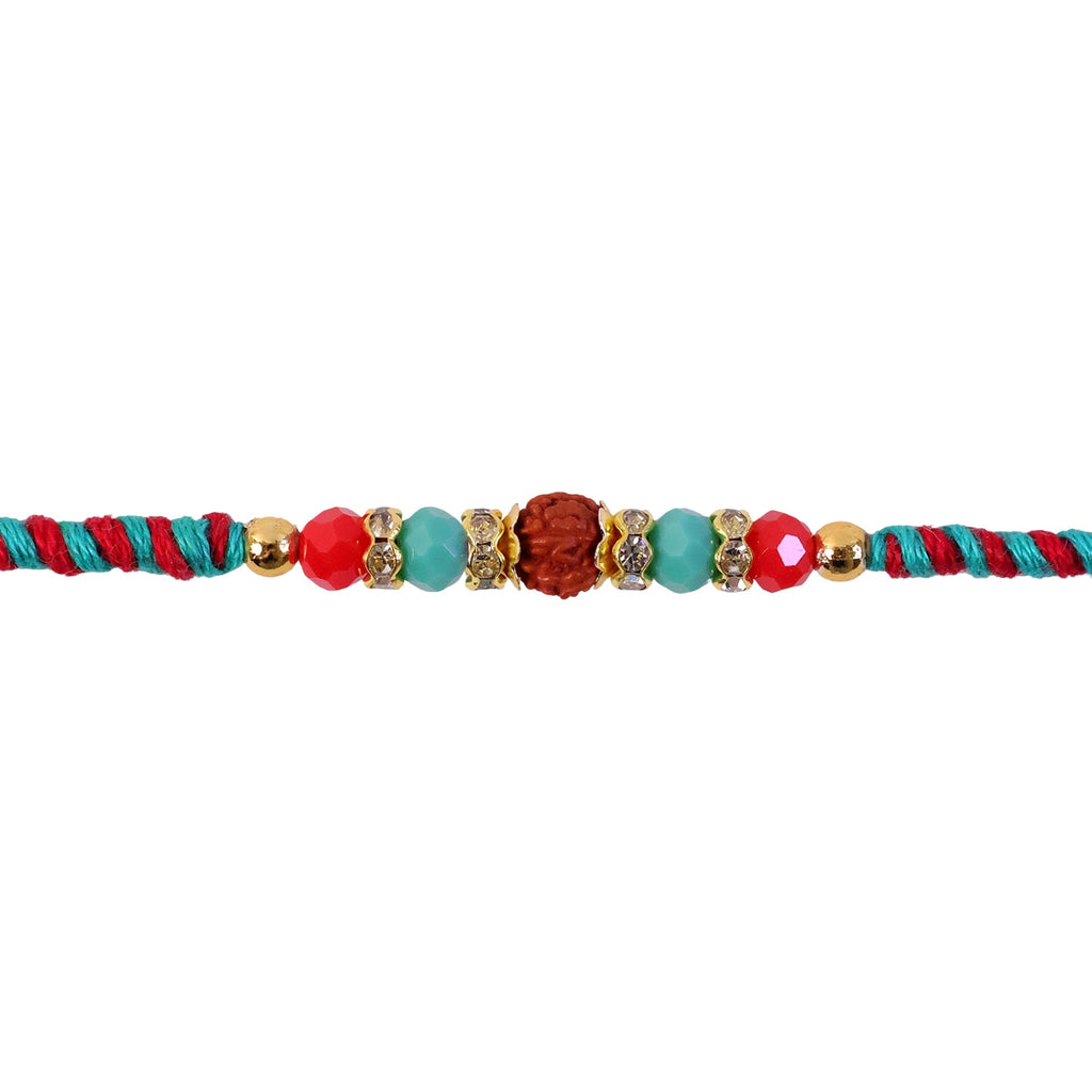 ALVENZA Multicolor Kids Charm Rakhi with Bright Beads and Cheerful Raksha Bandhan Beauty