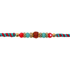 ALVENZA Multicolor Kids Charm Rakhi with Bright Beads and Cheerful Raksha Bandhan Beauty