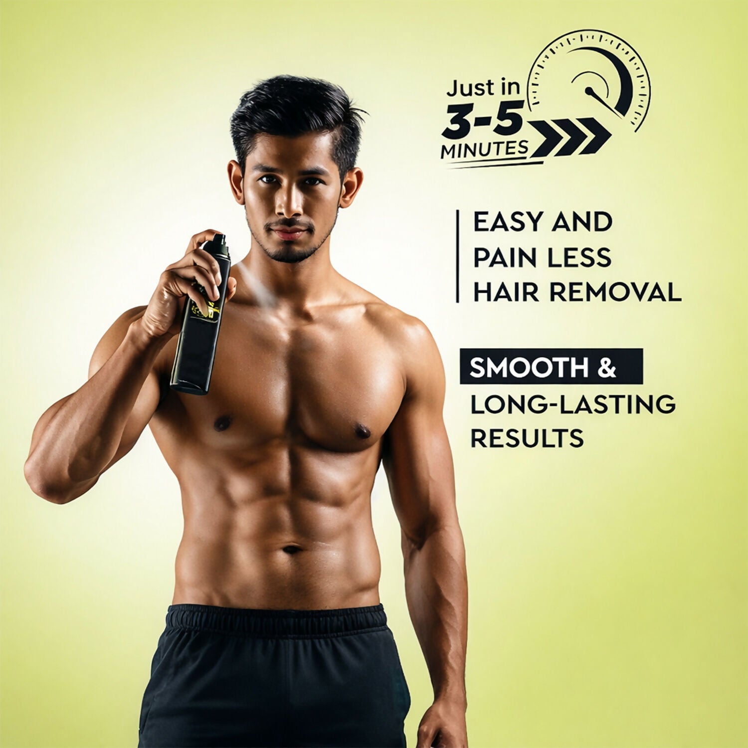 Hair Removal Spray – Fast & Painless Body Hair Removal with Aloe Vera