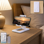 ALVENZA Foldable Plastic Mobile Phone Holder – Adjustable & Portable Stand