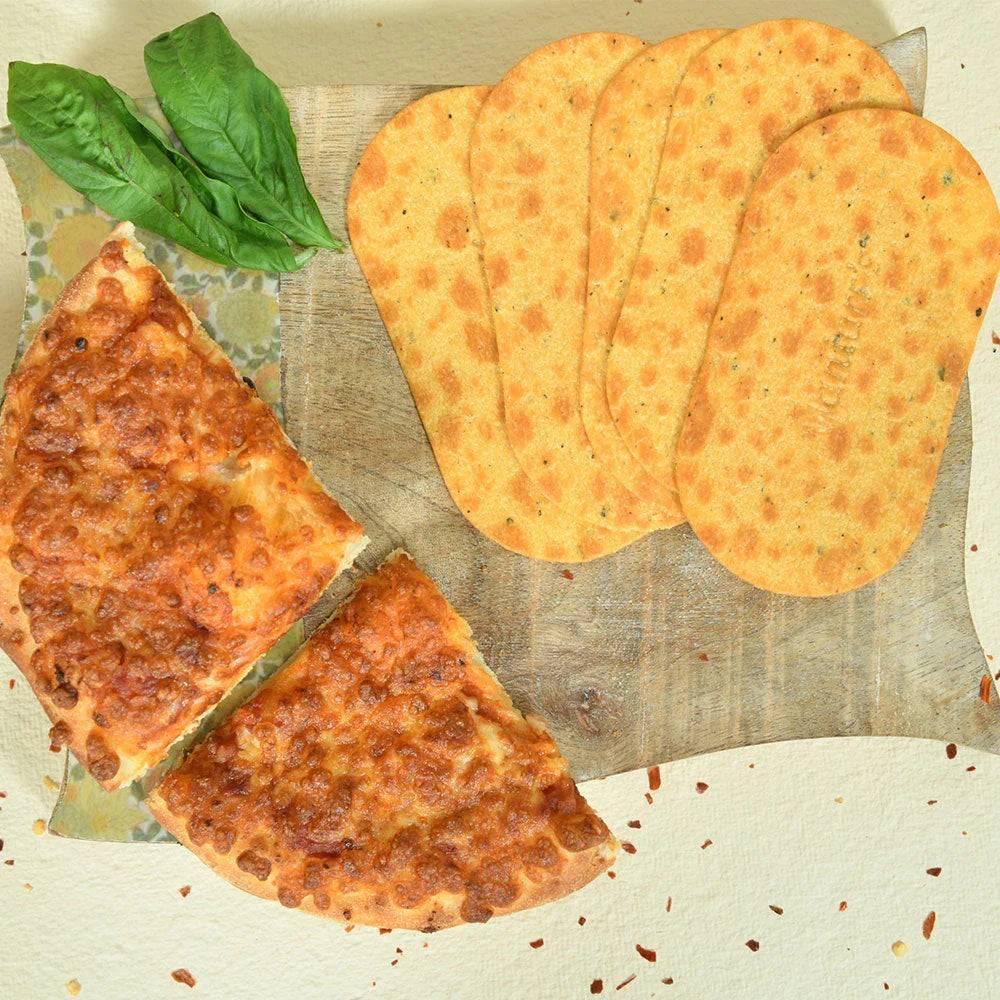 Pizza Mini Slim Bites Low-Calorie Crunchy Snack | Maniarr's