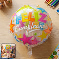 Colorful Feliz Cumpleaos Foil Balloon Bright Birthday Decoration