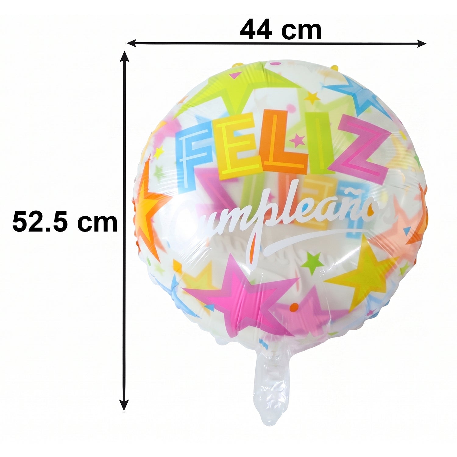 Colorful Feliz Cumpleaos Foil Balloon Bright Birthday Decoration - Detail View 6