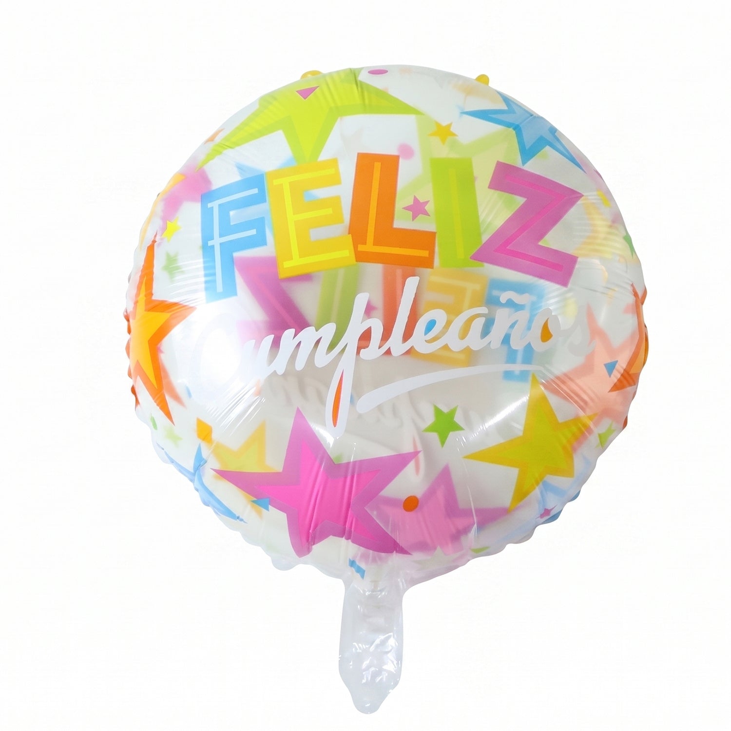 Colorful Feliz Cumpleaos Foil Balloon Bright Birthday Decoration - Detail View 5