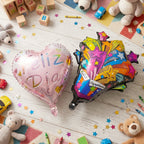 Feliz Dia Celebration Foil Balloon Vibrant Party Decor - Front View