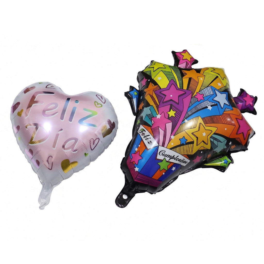 Feliz Dia Celebration Foil Balloon Vibrant Party Decor - Detail View 5