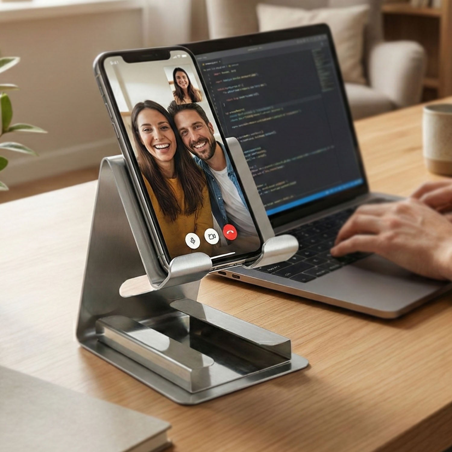 ALVENZA Mobile Phone Stand – Premium Big Desktop Holder for Stability