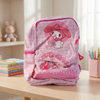 ALVENZA Kids Backpack – Adorable My Melody Design with Bow & Bunny
