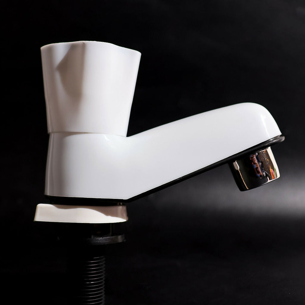 ALVENZA Plastic Water Tap - Durable Short Body with Leak-Proof Flow