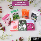 Pocket Air Freshener Mix 6 Assorted Long-Lasting Scents - Side View