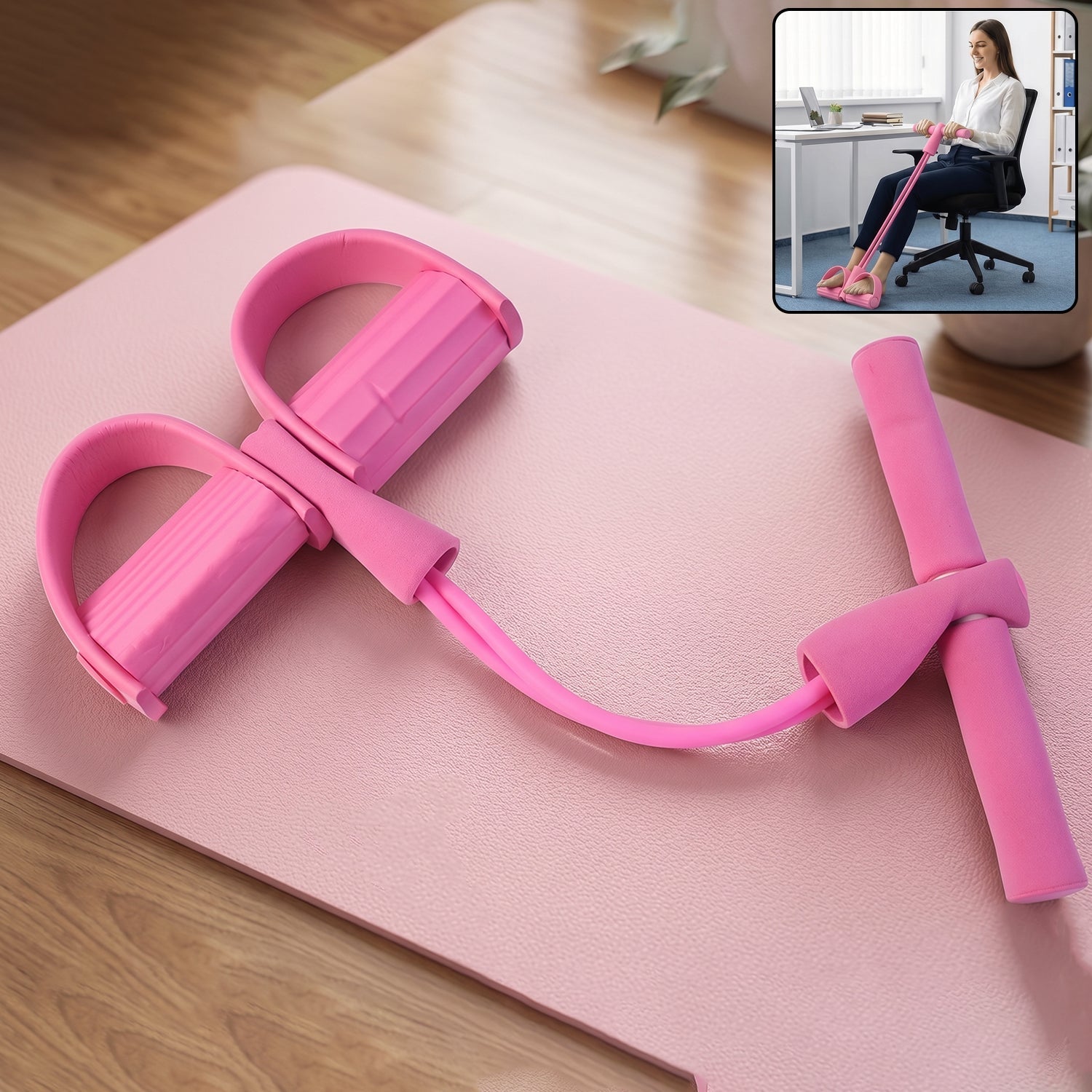 Pull Rope Resistance Exerciser Full Body Workout at Home
