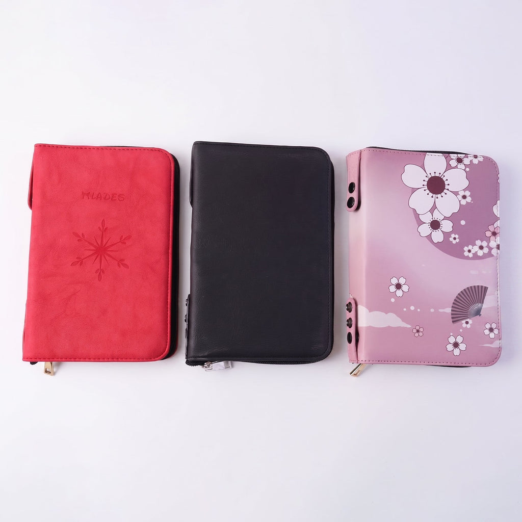 Makeup Organizer Bag Elegant & Travel-Friendly Design - Back View