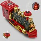 ALVENZA Electric Choo Choo Train Set – Realistic Smoke & Sound Effects