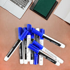 ALVENZA Whiteboard Marker – Bold, Refillable, Easy Wipe Blue (Pack of 10)