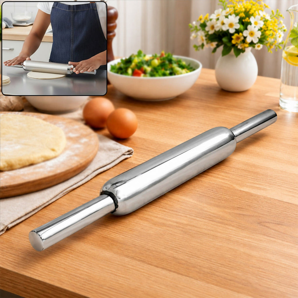 ALVENZA Stainless Steel Chopping & Kneading Board – Durable & Easy to Clean