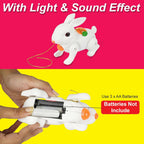 ALVENZA Crawling Rabbit Toy – Musical with Lights & Sounds for Kids