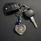 ALVENZA Buddha Evil Eye Keychain – Protective Spiritual Accessory