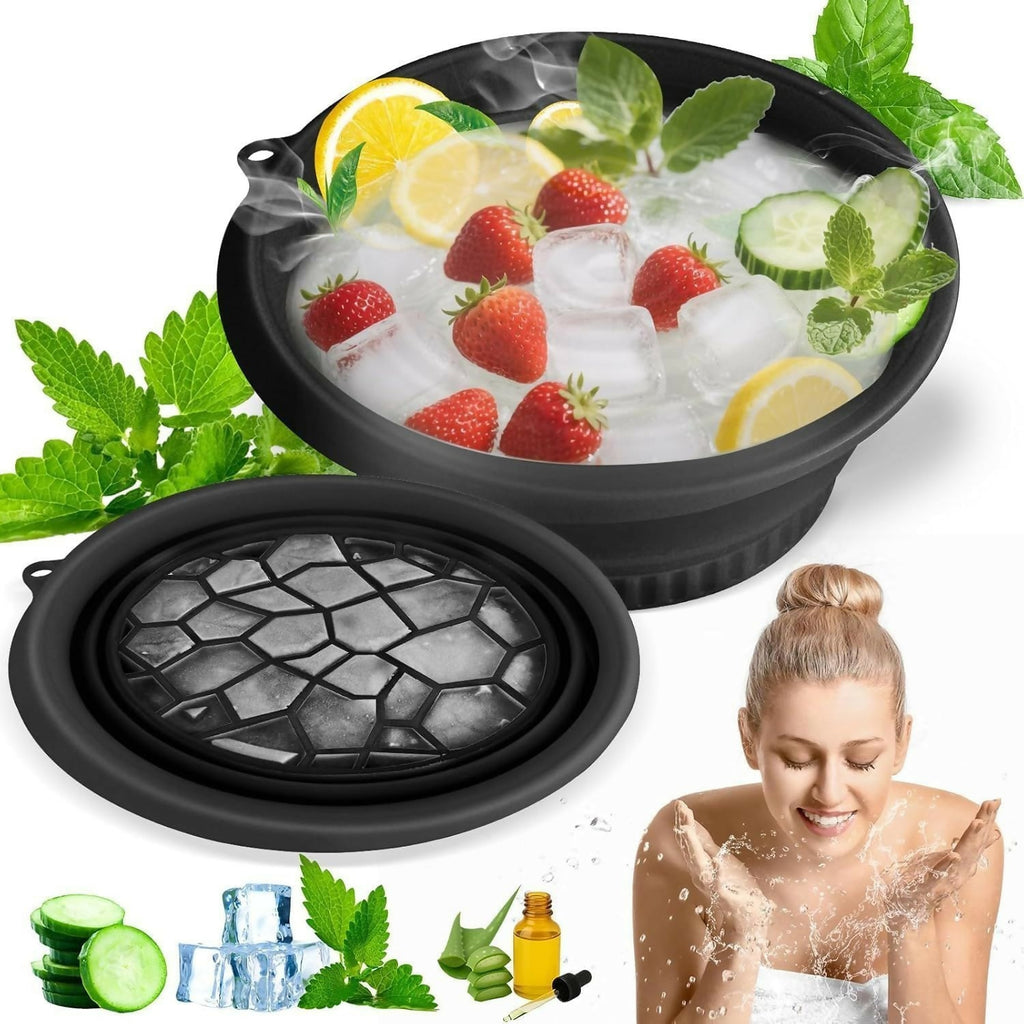 Foldable Ice Face Bowl Instant Glow & Cooling Facial Therapy - Detail View 8