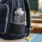 ALVENZA KOLORR Kids Leakproof Sipper Water Bottle with Straw & Flip Lid (650ML)