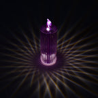 LED Crystal Candle Glitter Swirling Multicolor Decor | Styleva - Detail View 8
