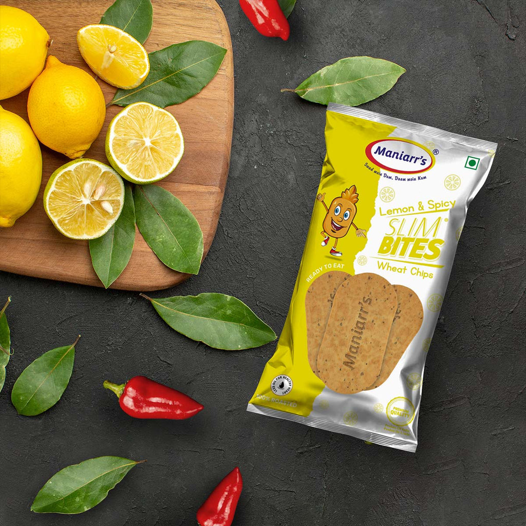 Lemon & Spicy Mini Slim Bites Tangy Crunch | Maniarrs