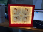 ALVENZA LED Photo Frame Collage – Show 4 Memories with Warm Glow